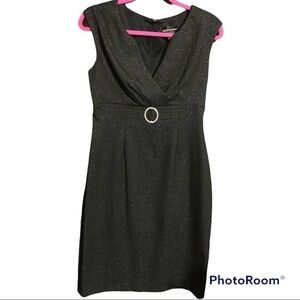 Black dress with silver sparkles size 8